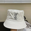 YSL* Lettering Embroidered Bucket Hat