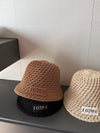 LOEW* 24 new straw bucket hat