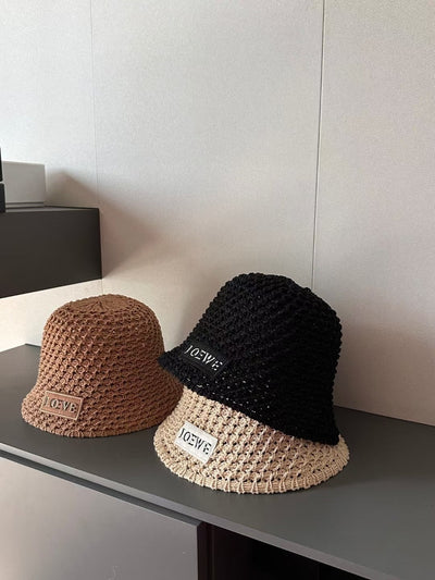 LOEW* 24 new straw bucket hat