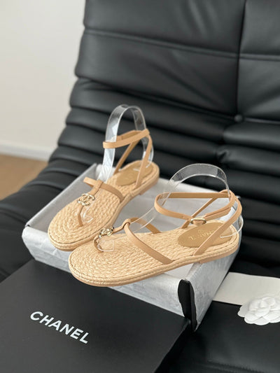 CHAN* 24SS Espadrille Sandals 1:1 VIP