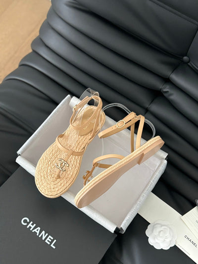 CHAN* 24SS Espadrille Sandals 1:1 VIP