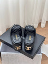 CHAN* 24SS wedge heel slides 1:1 VIP