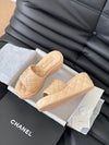 CHAN* 24SS wedge heel slides 1:1 VIP