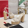 Valent* 24SS Woven Raffia Pumps 1:1 VIP