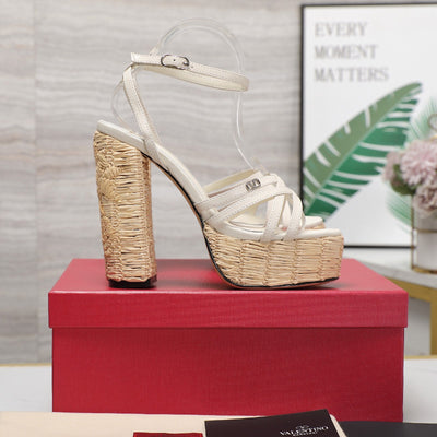 Valent* 24SS Woven Raffia Pumps 1:1 VIP