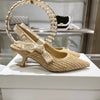 DIO* 24SS Braided High Heel Sandals/Flats 1:1 VIP