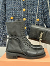 MIU* 24SS pure leather retro airport boots 1:1 VIP