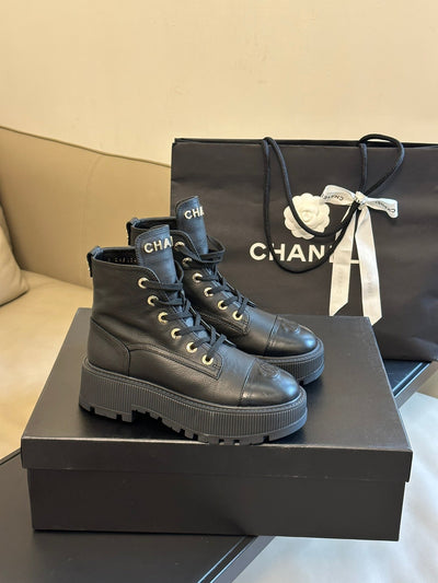 CHAN* 23SS platform ankle boots 1:1 VIP