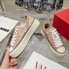 VALEN* 24SS thick-soled embroidered canvas shoes 1:1 VIP