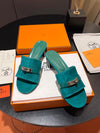 Herm* Kelly buckle high heel slippers 1:1 VIP