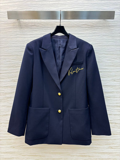 Valenti* 24SS letter embroidered suit jacket 1:1 VIP 8