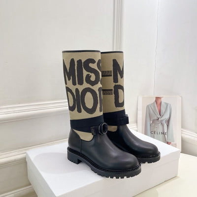 DIO* 24SS Graffiti Letters Knight Boots 1:1 VIP