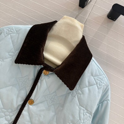 LOU* 24SS Cream Blue Padded Jacket 1:1 VIP