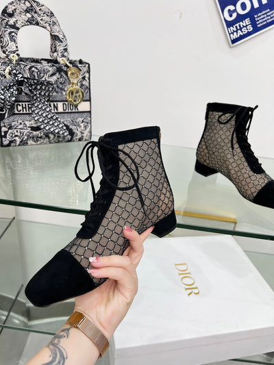 DIO* 24SS embroidered jacquard mesh boots 1:1 VIP