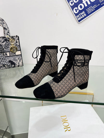 DIO* 24SS embroidered jacquard mesh boots 1:1 VIP