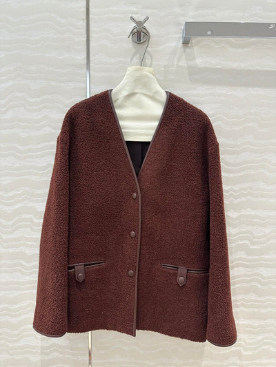 PRA* 24SS wool 100% cotton wool coat 1:1 VIP