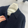 MIU* 24SS POLO collar cashmere sweater 1:1 VIP