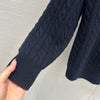 MIU* 24SS POLO collar cashmere sweater 1:1 VIP