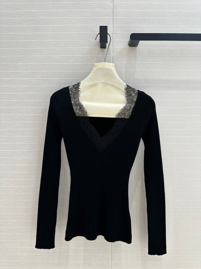 Valenti* 24SS Lace Trim Sweater 1:1 VIP