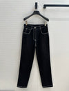 CHAN* 24SS Ski Series Mid-High Rise Straight Jeans 1:1 VIP 10