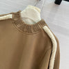 CHAN* 24SS Lambswool Patchwork Plush Sweatshirt 1:1 VIP 11