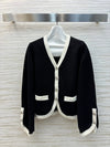 CHAN* 24SS 3/4 sleeve knitted cardigan 1:1 VIP 11