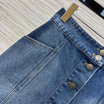 Valentin* 25SS Embroidered Denim Skirt 1:1 VIP