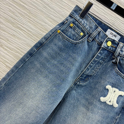 Celin* 24SS Straight Jeans 1:1 VIP 11