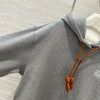 LOW* 24SS hooded leather strap sweatshirt 1:1 VIP 11