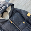 LOU* 24SS hooded rabbit fur cotton jacket 1:1 VIP 11