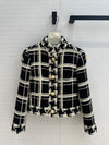 Valentin* 24SS Tweed Stand Collar Jacket 1:1 VIP 11