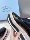 PRA* 24SS brogue platform thick-soled hemp rope leather shoes 1:1 VIP 11