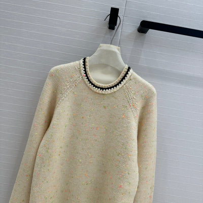 CHAN* 24SS knitted cashmere sweater 1:1 VIP 12