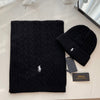 POLO scarf hat knitted set