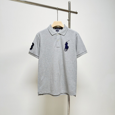 Ralph Laure* Cotton Lapel Short Sleeve POLO Shirt