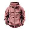 Men's Workwear Solid Color Tactical Sweatshirt