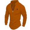 Men's Zip Long Sleeve Sports Leisure Shirt