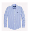 Ralph Laur* Lapel Striped POLO Long Sleeve Shirt