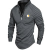 Men's Zip Long Sleeve Athleisure Shirt