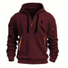 Men's Zipper And Multi Pocket Casual Sports Sweatshirt