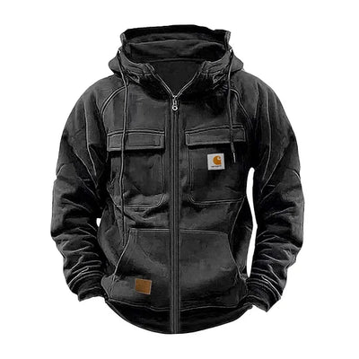 Men's Workwear Solid Color Tactical Sweatshirt