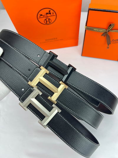 Herm* denim belt