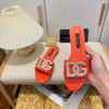 DG letter rhinestone slippers