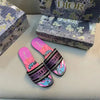 DIO* 23 new letter embroidered slippers