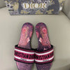 DIO* 23 new letter embroidered slippers