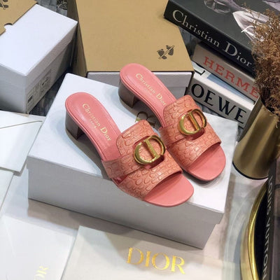 DR new CD letter flat hollow sandals