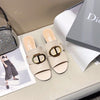 DR new CD letter flat hollow sandals