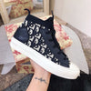 DR Embroidered canvas thick-soled sports and casual shoes