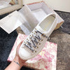 DR Embroidered canvas thick-soled sports and casual shoes