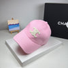 C  Arc de Triomphe pink embroidered baseball cap